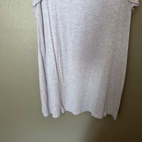 MATILDA JANE Purple V-Neck Ruffle Sleeve T-shirt Size Medium comfort lightweight - Picture 3 of 5